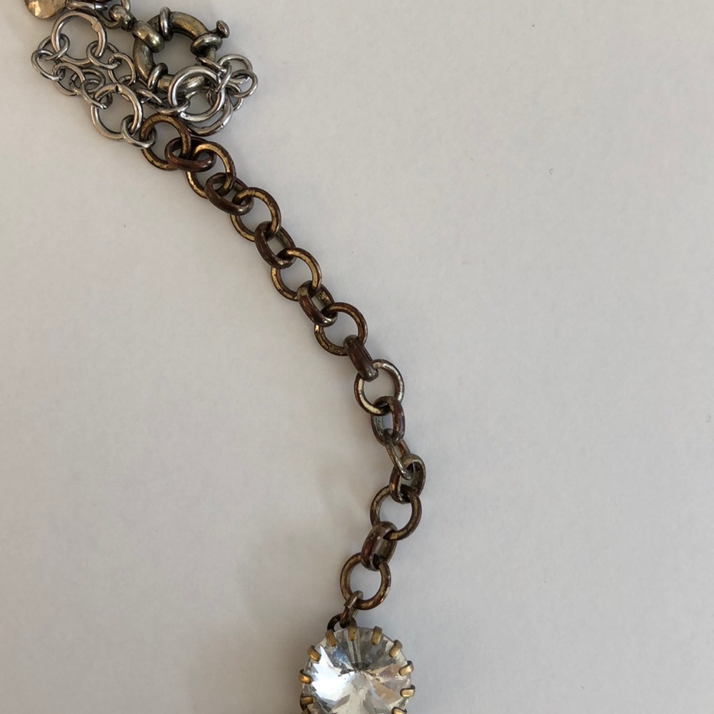 💎J.Crew clear Venus flytrap crystal necklace - Picture 2 of 3